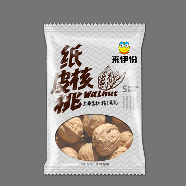 【廈門(mén)包裝設(shè)計(jì)】來(lái)伊份紙皮核桃 包裝設(shè)計(jì)